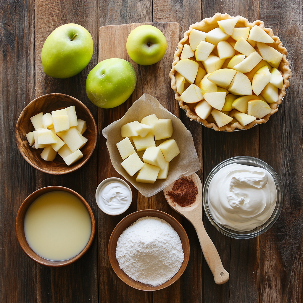 Apple Pie Cheesecake Bites ingredients