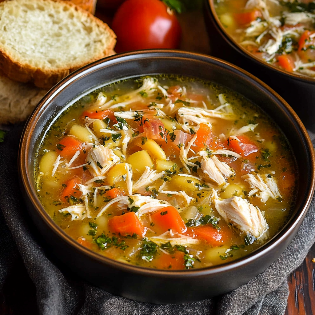 Authentic Sicilian Chicken Soup3