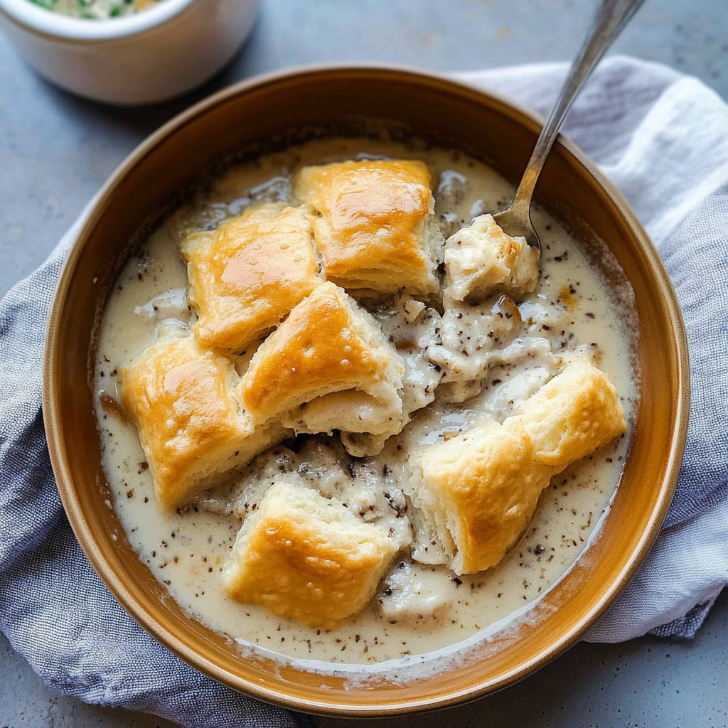 Biscuits and Gravy Casserole