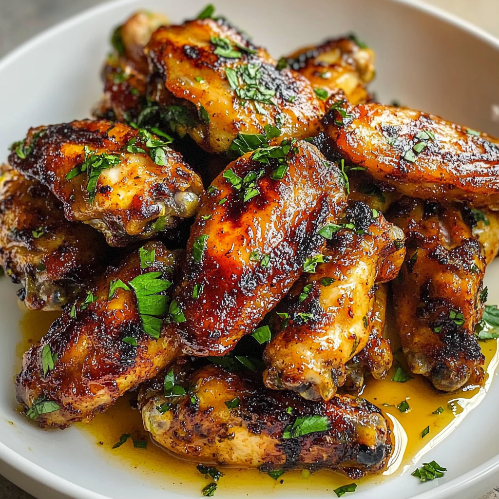 Cajun Garlic Chicken Wings 1