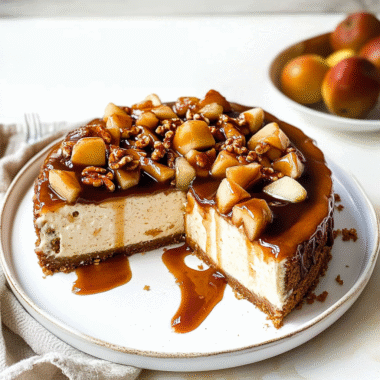 Caramel Apple Cheesecake 1