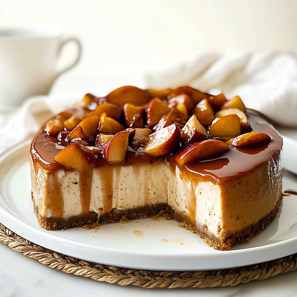 Caramel Apple Cheesecake