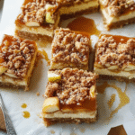 Caramel Apple Cheesecake Bars 1