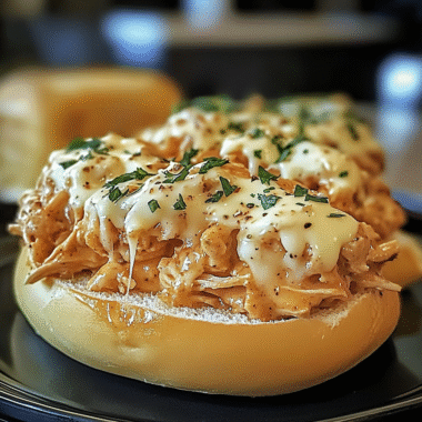Chicken Alfredo Sloppy Joes 1