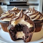 Chocolate Coffee Cream Cupcakes 1