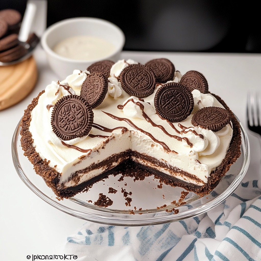 Chocolate Oreo Pie 19 Chocolate Oreo Pie