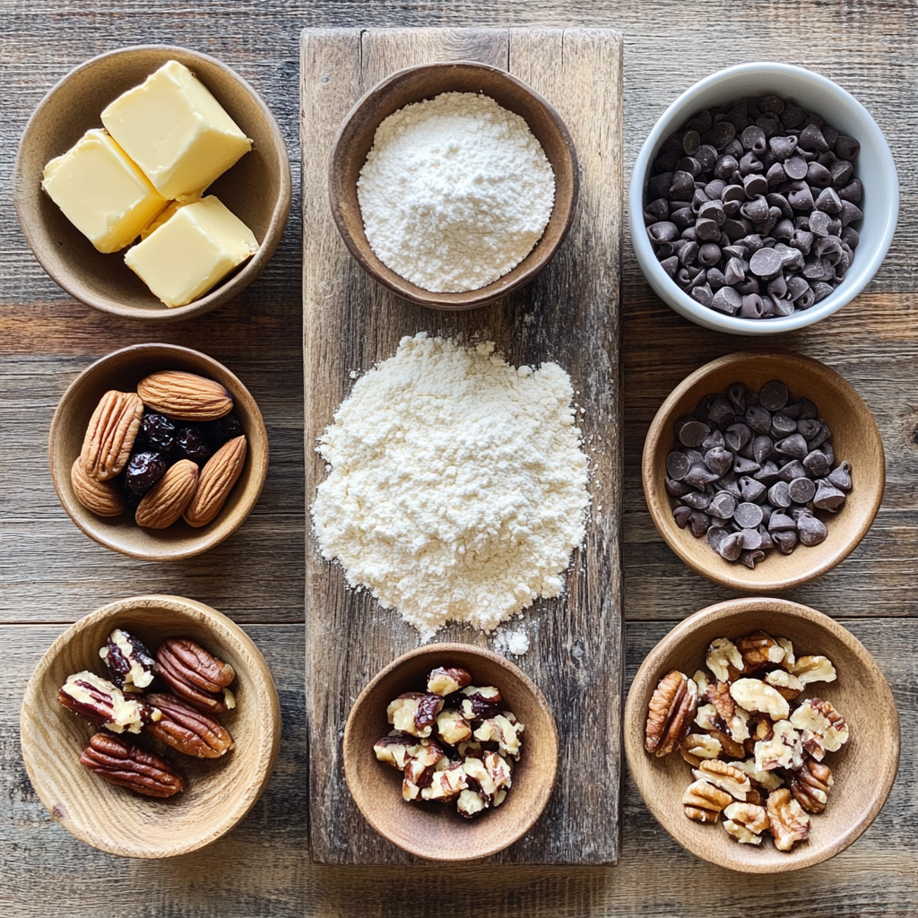 Christmas Kitchen Sink Cookies ingredients