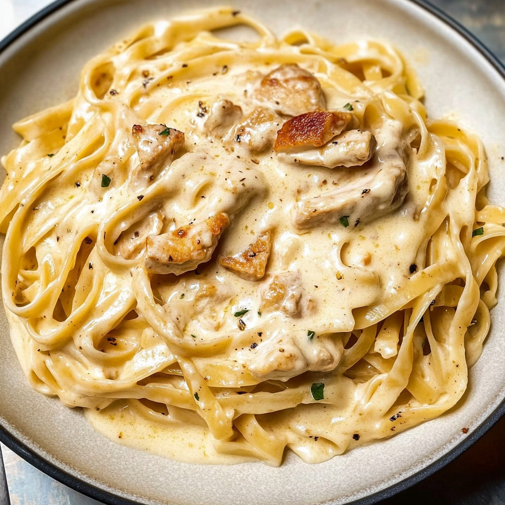 Classic Chicken Alfredo Pasta 1