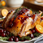 Cranberry Orange Glazed Turkey 1