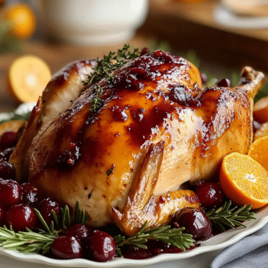 Cranberry Orange Glazed Turkey 1