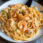 Creamy Cajun Shrimp Pasta 1