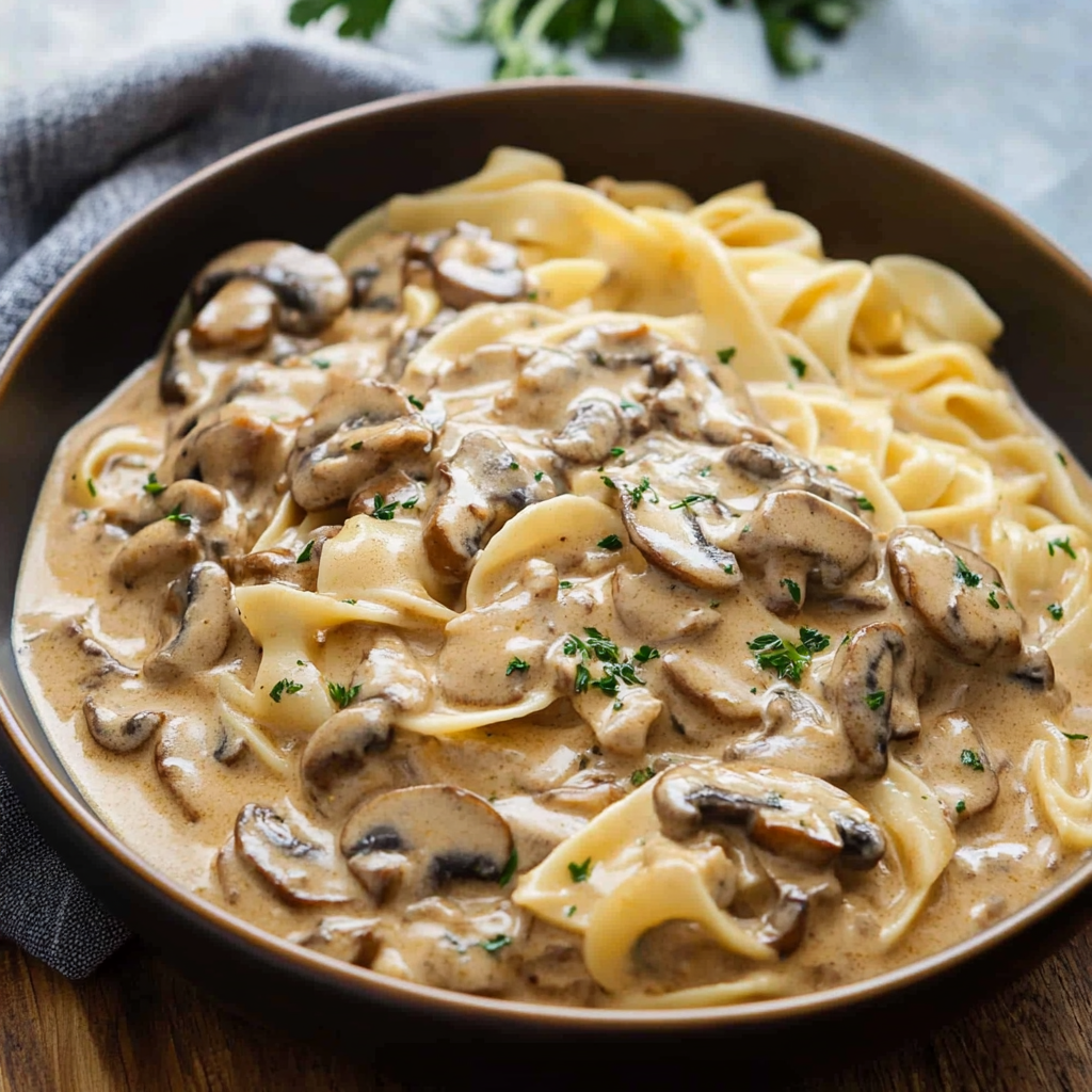 Creamy Mushroom Stroganoff 23 Creamy Mushroom Stroganoff