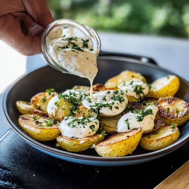 Crispy Smashed Potatoes with Zesty Yogurt Dip 29 Crispy Smashed Potatoes with Zesty Yogurt Dip 1