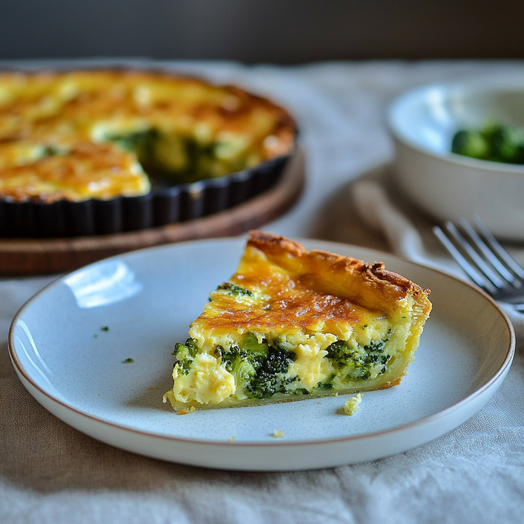 Crustless Broccoli Quiche