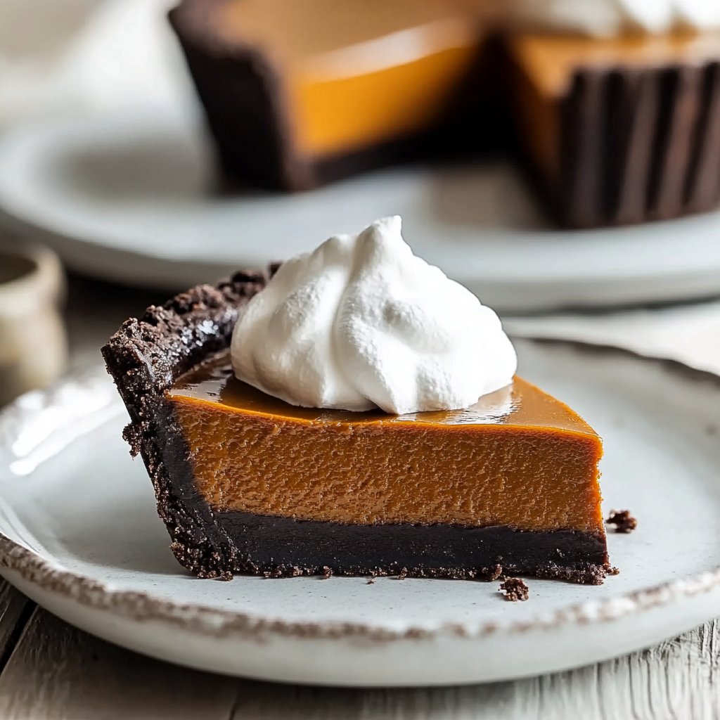 Dark Chocolate Pumpkin Tart 23 Dark Chocolate Pumpkin Tart