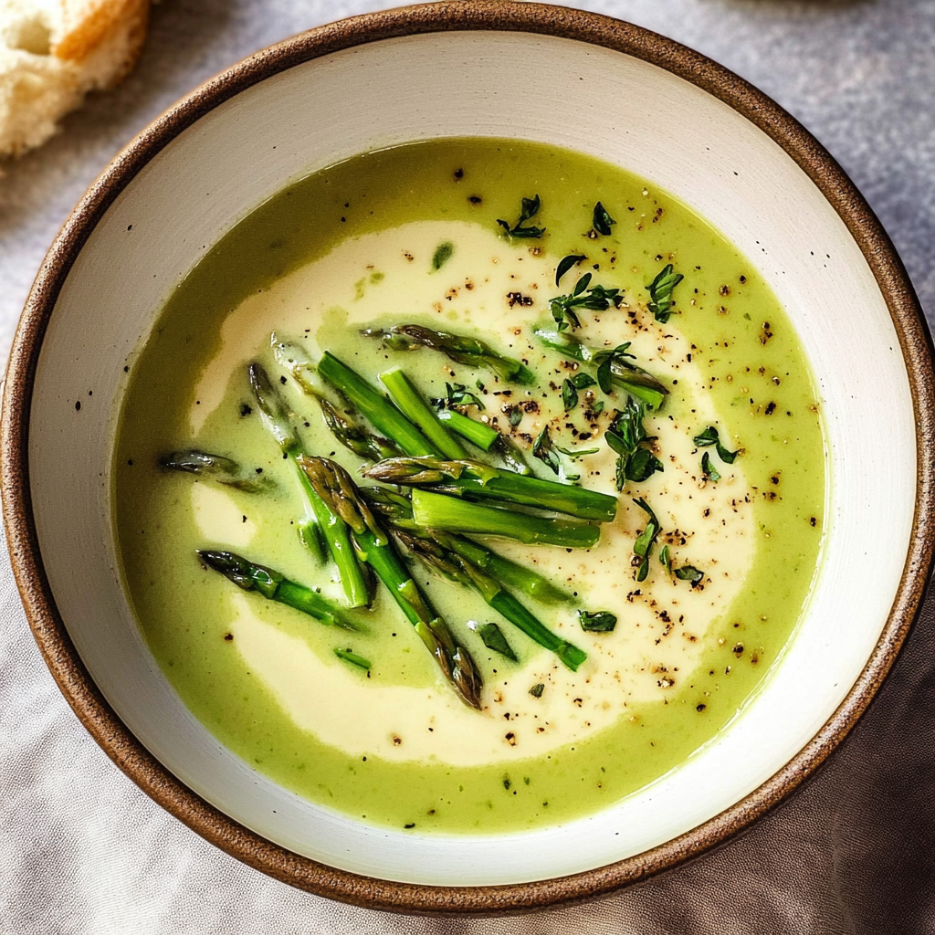 Easy Cream of Asparagus Soup 1