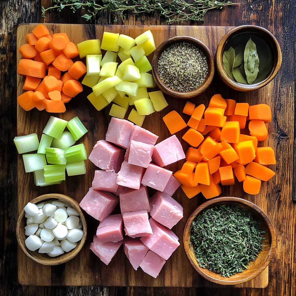 Ham Bone Soup ingredients