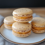 Hazelnut Apricot Macarons 1