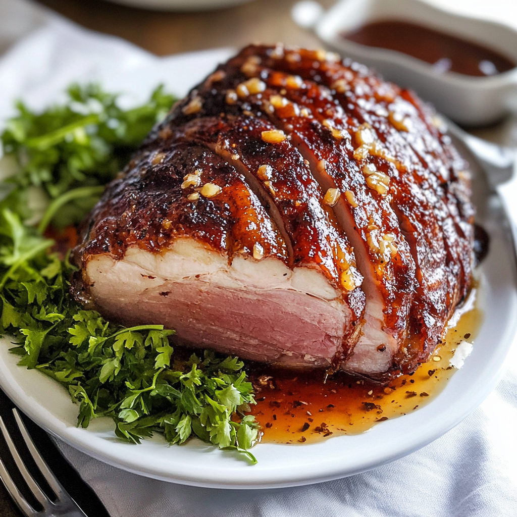 Honey Glazed Ham 1