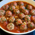 Italian Meatball Soup 1