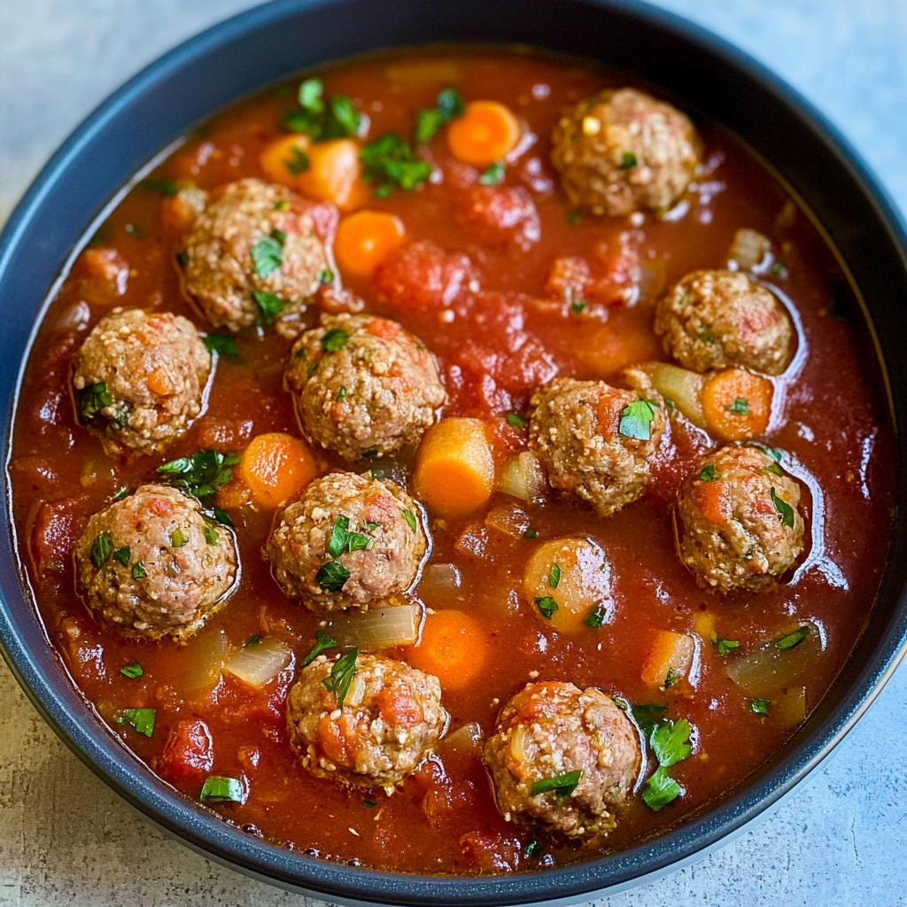 Italian Meatball Soup