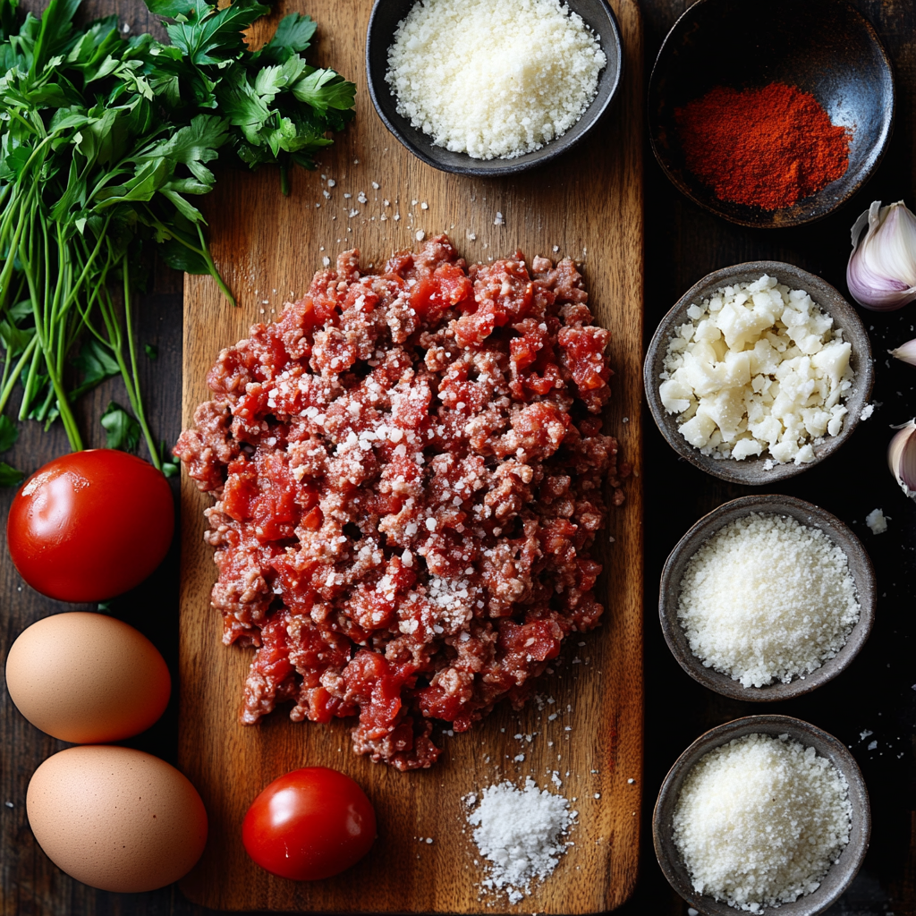 Italian Meatball Soup ingredients