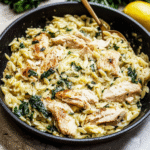 Lemon Chicken Orzo Pasta 1