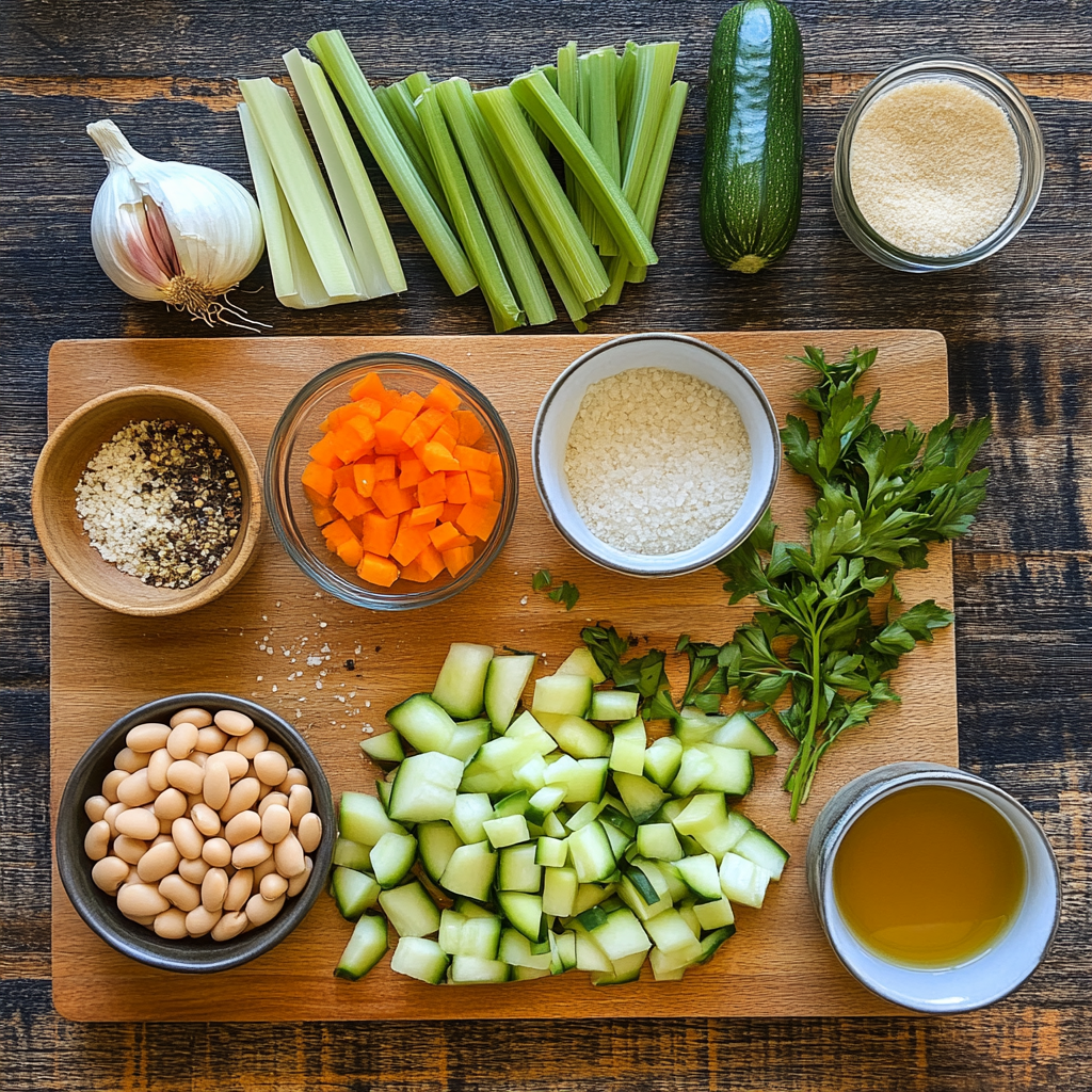 Minestrone Soup ingredients