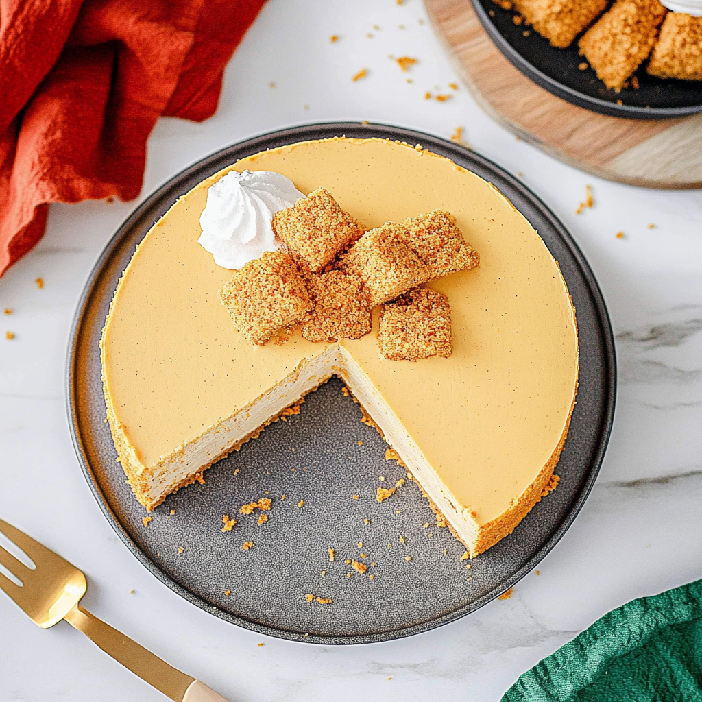 No-Bake Pumpkin Cheesecake 22 No-Bake Pumpkin Cheesecake