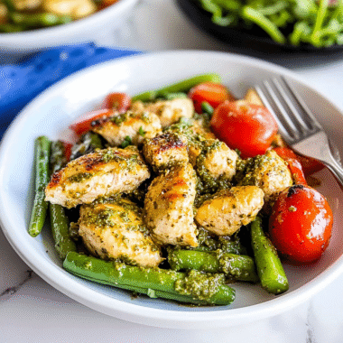 Pesto Chicken and Veggies 1