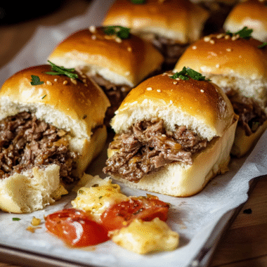 Philly Cheesesteak Sliders 1