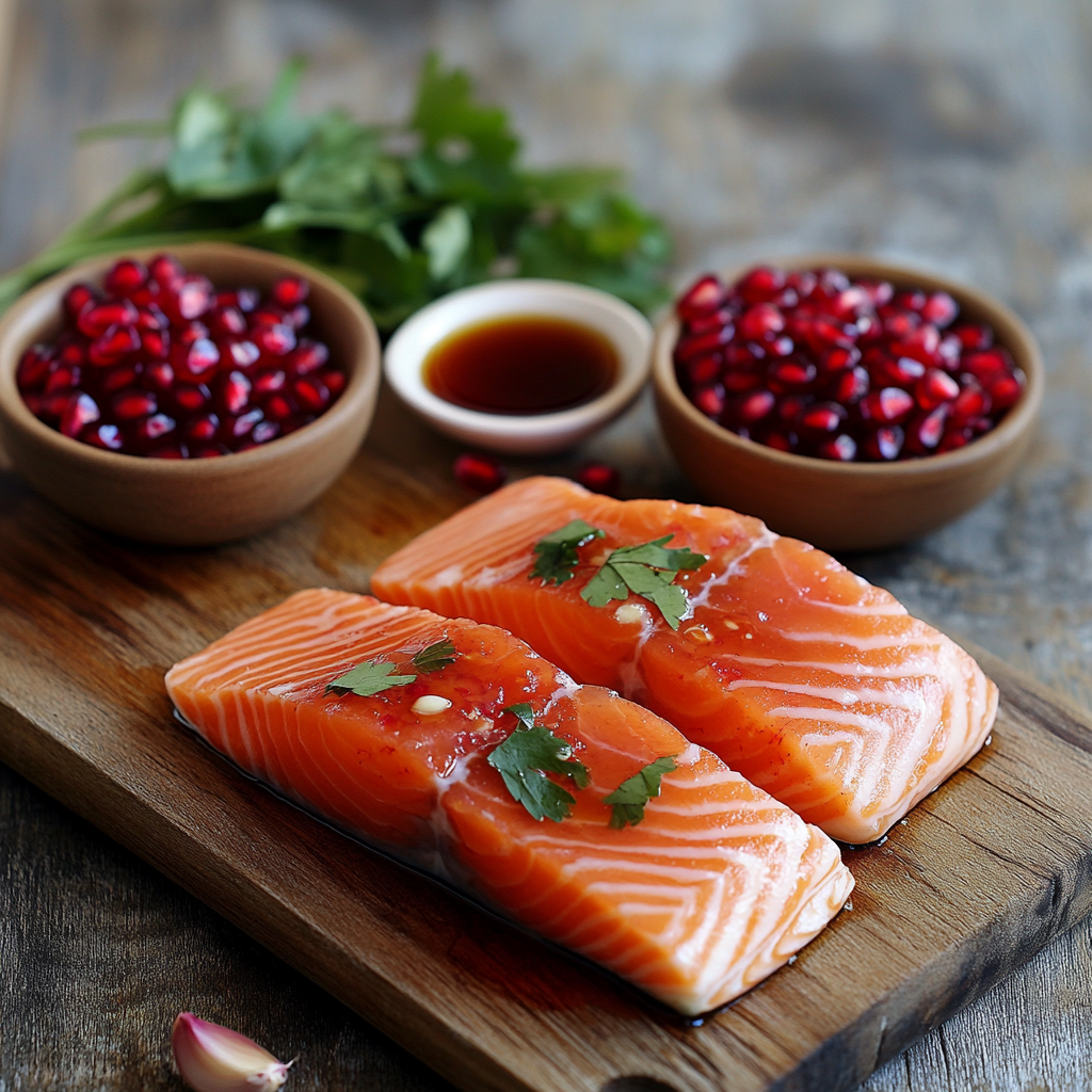 Pomegranate Glazed Salmon ingredients