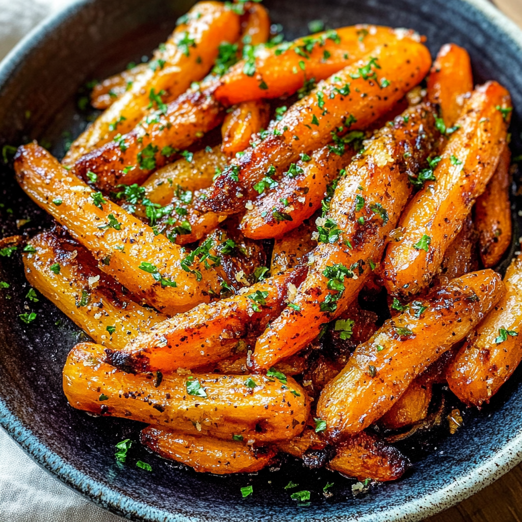 Roasted Brown Butter Honey Garlic Carrot