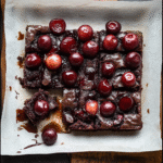 Roasted Cherry Brownies 1