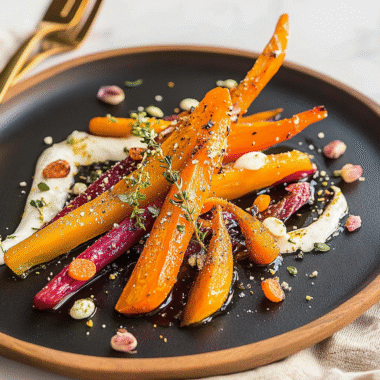 Roasted Rainbow Carrots 1