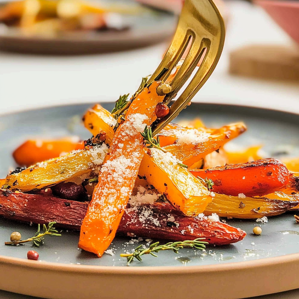 Roasted Rainbow Carrots 18 Roasted Rainbow Carrots