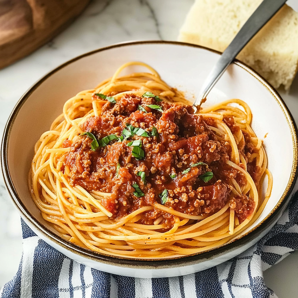 Spaghetti Meat Sauce 1