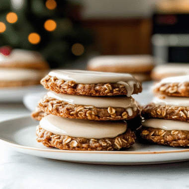 Spiced Eggnog Oatmeal Cream Pies 1