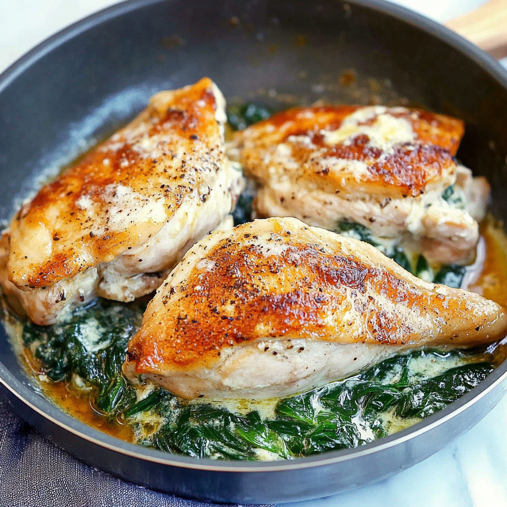Spinach Stuffed Chicken