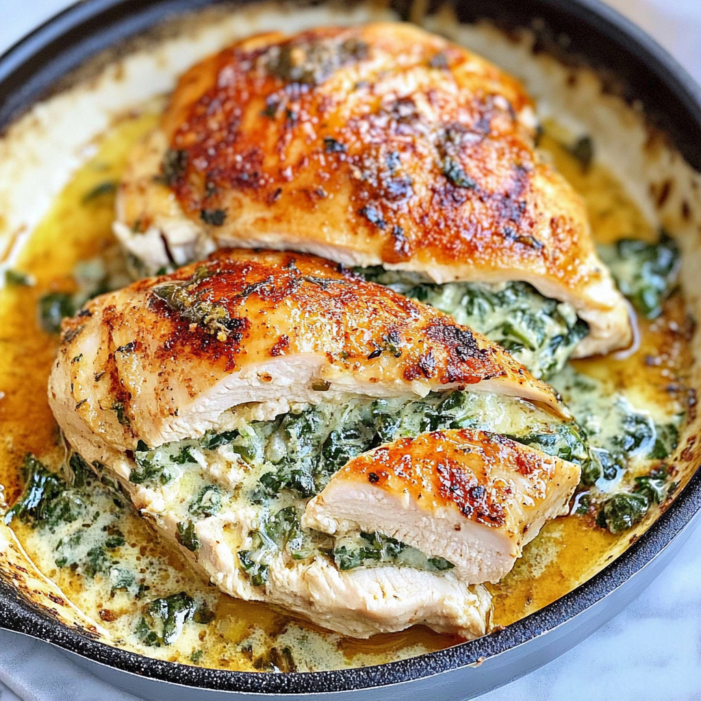 Spinach Stuffed Chicken