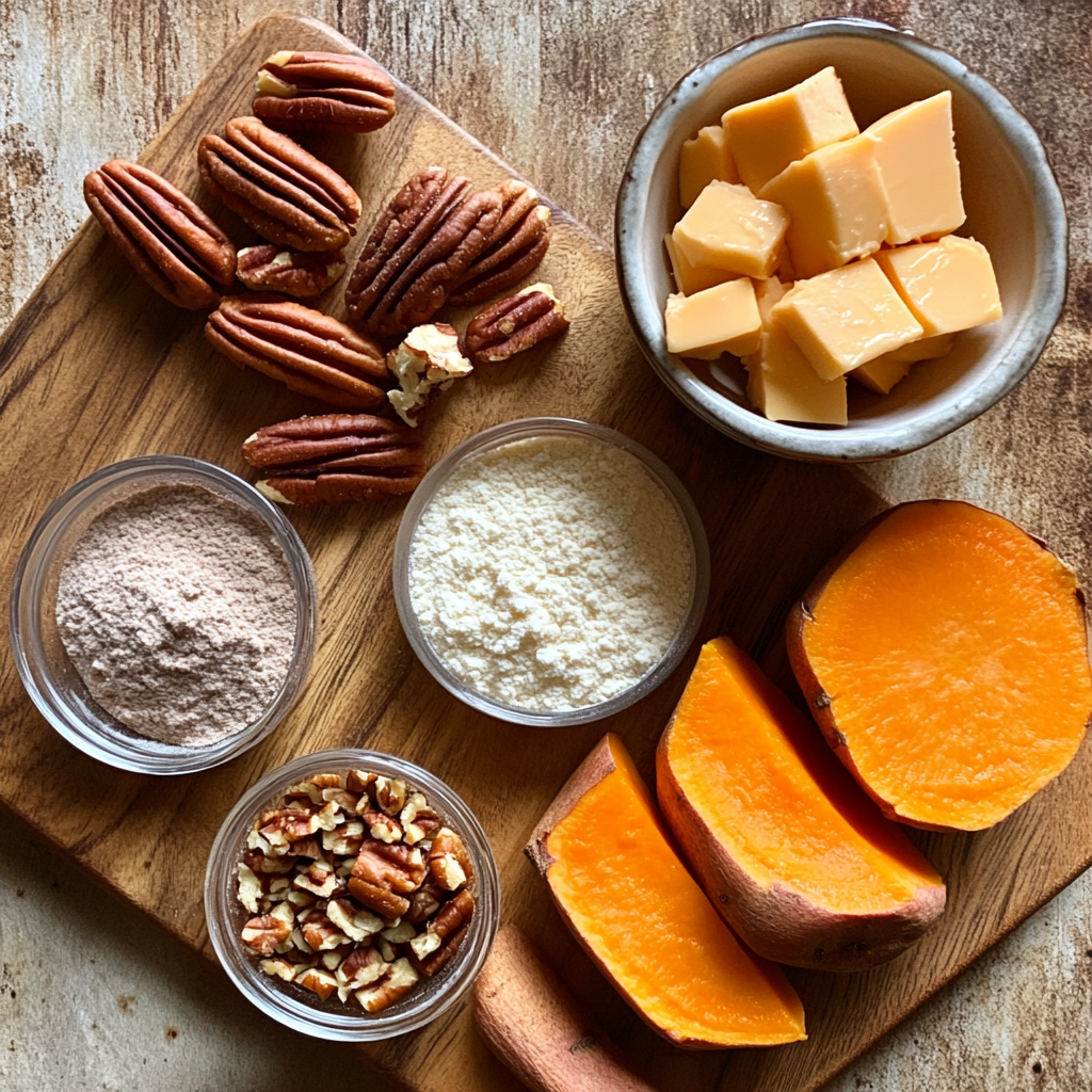Sweet Potato Casserole ingredients