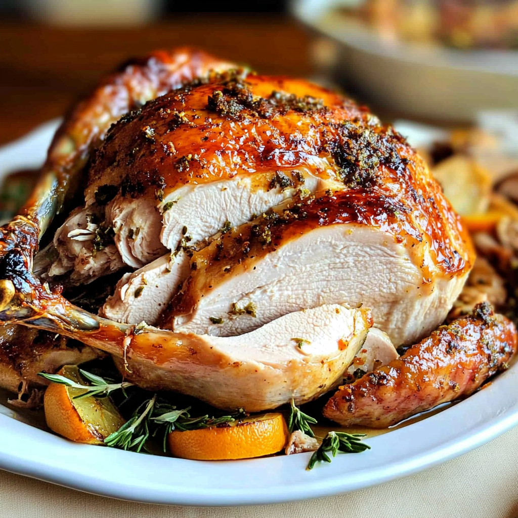 Thanksgiving Herb Butter Roast Turkey