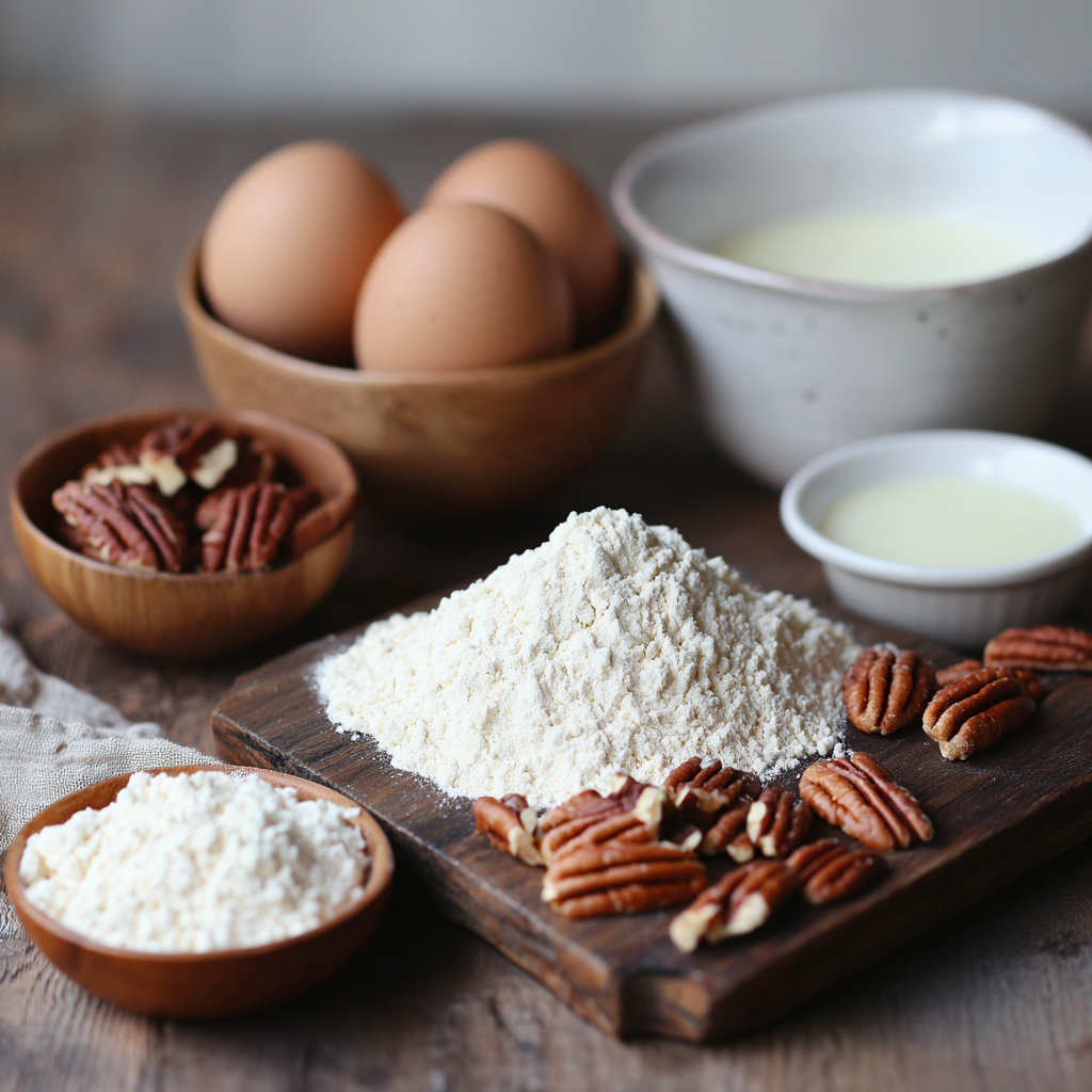 Alabama Pecan Sweet Bread ingredients