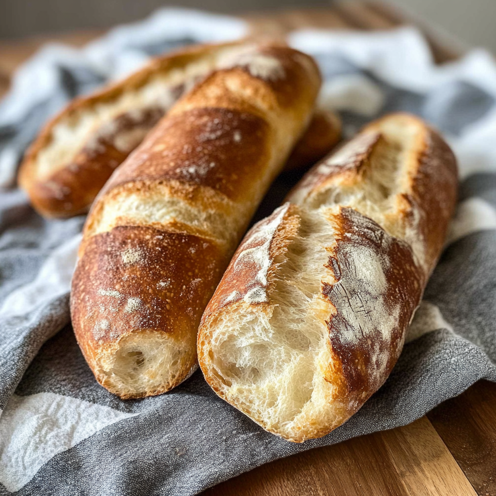 Authentic French Baguette Recipe ingredients