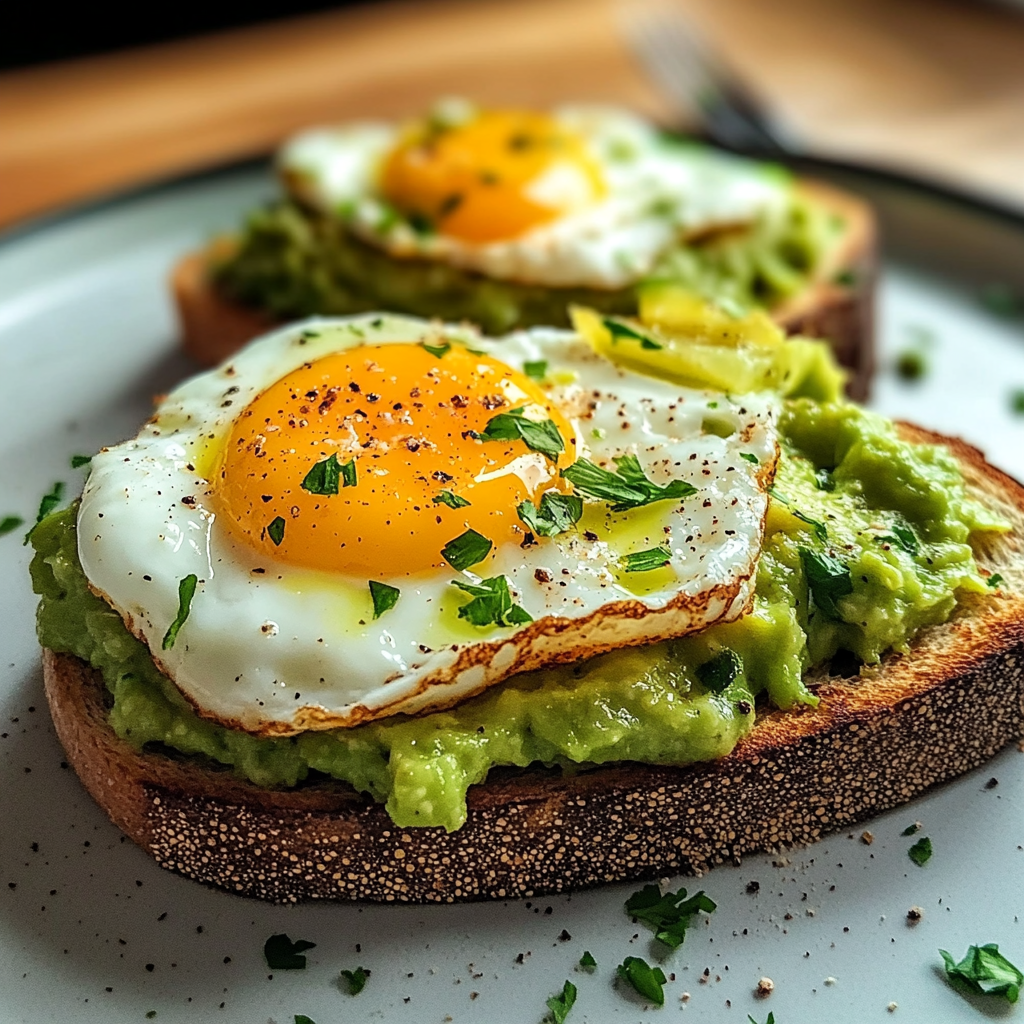 Avocado Toast with Lemon Egg 1