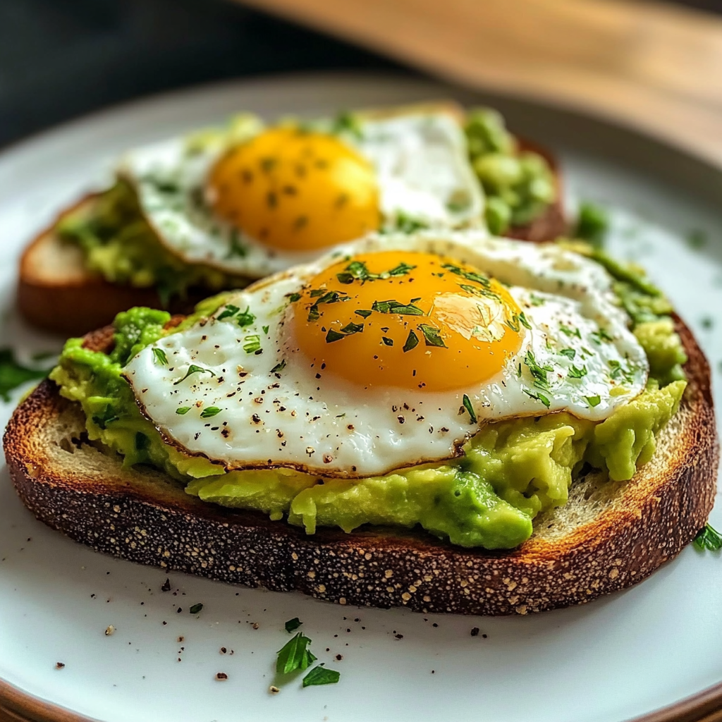 Avocado Toast with Lemon & Egg