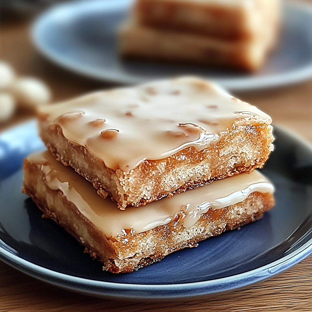 Baked Maple Donut Bars