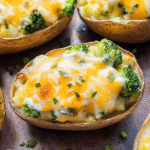 Broccoli Cheddar Twice Baked Potatoes 1
