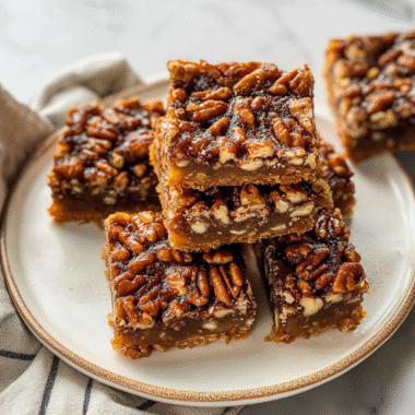 Brown Butter Pecan Pie Bars 1
