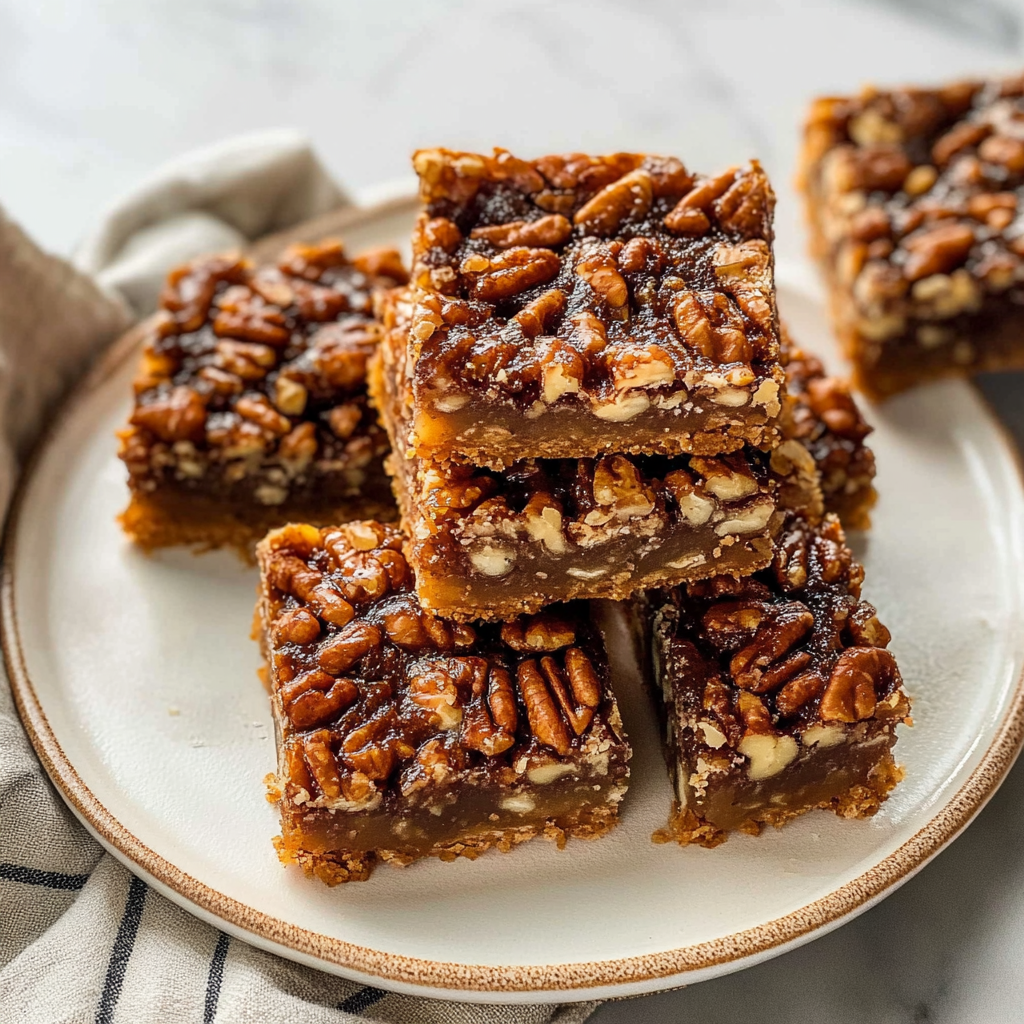 Brown Butter Pecan Pie Bars 1